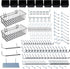 246PCS Pegboard Accessories Organizer Kit with Hooks, Bins, and Paper Towel Holder for Garage Storage