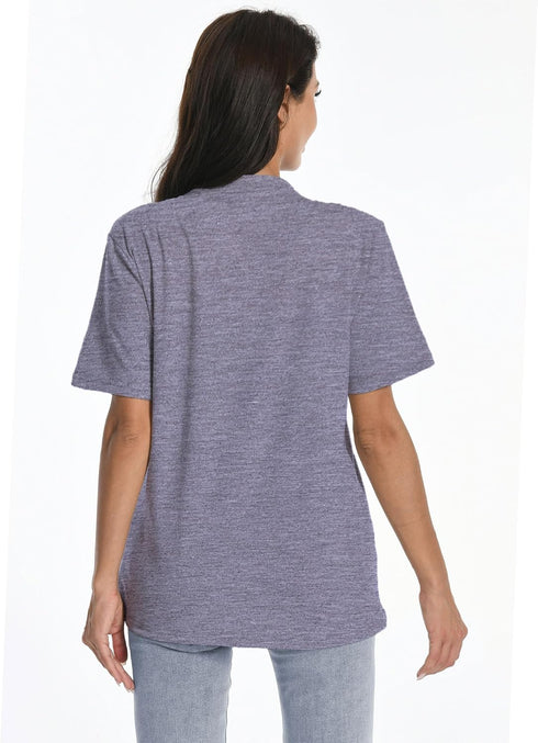 Meuponc Post Mastectomy Zip Up Shirts with Drain Pockets Surgery Recovery Must Haves Clothing Comfy Short Sleeve Shirts