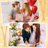 Jetec 50 Pcs Heart Shaped Ballpoint Pens Bulk, Valentine's Day Gifts, Wedding Glitter Retractable Metal Pens, Black