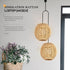 (15 15 cm) Wicker Lamp Shade for Hanging Lamp,Woven Pendant Lamp Shade Rattan Light Fixture Shade for Living Room