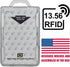 ID Stronghold Duolite RFID Blocking Secure Badge Holder - 2 Card ID Holder, Heavy Duty Hard Plastic, Clear