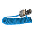 2.0 12-24 4K 60Hz 18Gbps 3D, KONDOR BLUE | Micro HDMI (Type D) to Full HDMI (Type A) Coiled Cable Braided | HDR