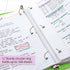 BAZIC 3 Ring Binder 1/2" Economy View Organizer - Lime Green, Round Ring, Holds 100 Sheets, 1-Count for School Office