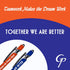 Team Building Employee Appreciation Pen Sets, Soft Touch Coated Metal and Stylus, 6 Pack 36094