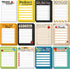 Teacher Notepad Sets, 24 Pcs Lined Notepads for Teacher Appreciation, Memo Notepads, Colored Sticky Paper Notes