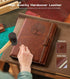 Lined Journal Notebook for Men Women, 256 Pages B5 Large Hardcover Leather Notebooks for Writing, Travel, School,