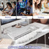 Set Setup/Computer Sushret Cloud Wrist Rest Keyboard, Cloud Keyboard Wrist Pad with PU Leather Memory Foam, Cute Arm