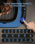 7 Warming Mat for Food, Food Warming Mat with Temp Master Aadjustable Warming Tray, Thermochromic Line, Roll Up Buffet