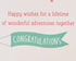 Papyrus Wonderful Adventures Wedding Card
