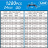 1280 Pcs 24 Size Rubber O-Ring Assortment Kit with Pick and Hook Set for Pressure Washer Faucet Plumbing OD 6mm-28mm