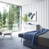 LXCREAT Removable Wallpaper Blue/White Stripes, Peel and Stick Vinyl for Home Renovation 17.71 in X 118 in