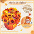 APOTODITO Thanksgiving Cards, Pop Up Fall Sunflower Bouquet with Music and Light, Thanksgving Gifts Sunflower Gifts