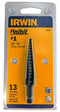 Irwin Tools IRWIN Step Drill Bit, 1/8-Inch to 1/2-Inch, 1/4-Inch Shank, Silver