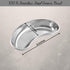 BOSKY 6" inch 12 oz 3-Pack Stainless Steel Small Kidney Tray Basin Emesis Bowl Surgical Utility Reusable Dish
