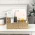 KOLWOVEN Sea Grass Magazine Display Holder, Mail Organizer Countertop, Bill Sorter, File Organizer for Desk and Home