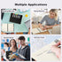 CAGIE 2 Pack College Ruled Spiral Notebooks - 480 Pages, 5 Subject with Tabs, A4 Notebooks