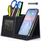 Pen Holder and Organizer for Desk with Wireless Charger, Digital Indoor Thermometer and Humidity Gauge