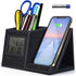 Pen Holder and Organizer for Desk with Wireless Charger, Digital Indoor Thermometer and Humidity Gauge