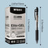 M&G Gel Pens, 0.5mm Black Medium Point, 30 PCS Retractable Gel Ink Rollerball Pens with Comfort Grip