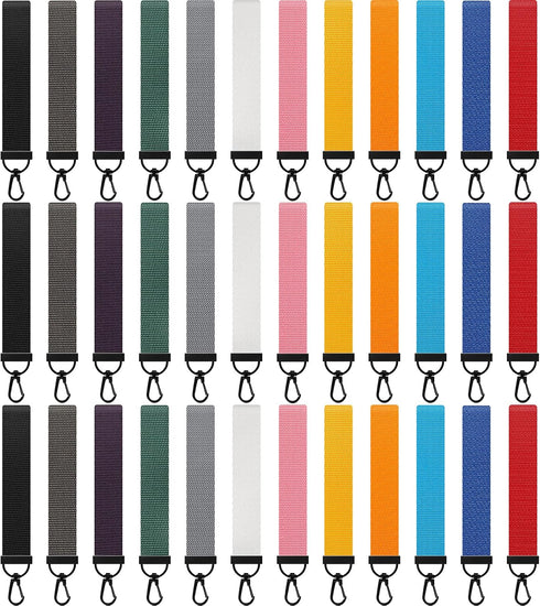 Shappy Keychain Wristlet, Nylon Hand Wristlet Lanyard for Women, Available in 12 Colors