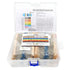 3120pcs 156 Values Metal Film Resistor Kit, Minidodoca 1 Ohm-10M Ohm, 1/4W ±1% Tolerance Fixed Resistors for DIY