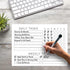 Dry Erase Whiteboard Task Planner by Glassboard Studio, Removable Adhesive Decal with Fine-Tip Magnetic Marker Included