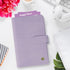 SOUL MAMA Budget Binder with Cash Envelopes - Purple Money Organizer for Cash, A6 Binder for Budgeting