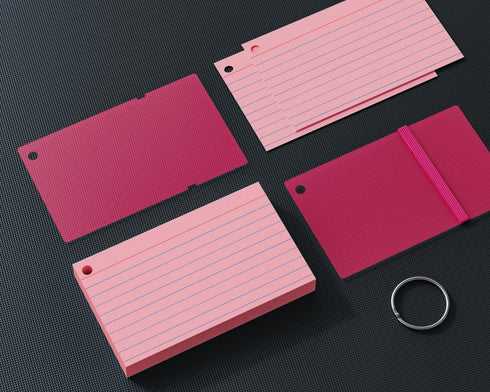 YIZUUN 3x5, 200 3x5 Colored Index Cards Flash Cards with Ring, PCS, Ruled Note Cards, Flash Cards for Studying, Note