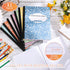Colarr 12 Pack Wide Ruled Composition Notebook - 9.75 x 7.5 Inch, Assorted Fun Colors, Hard Cover, Sturdy Sewn Binding