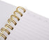 Graphique Vegan Leather Spiral Journal, Green Today, 8” x 10", 192 Lined Pages, "Today" Quote in Gold Foil Cover