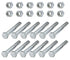 Grade 5 Shear Bolts for Rotary Cutters 1/2" x 3-1/2" with Nylock Nuts, 12 Pack