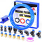 TAILONZ PNEUMATIC Blue 6mm OD 4mm ID Polyurethane PU Air Hose Pipe Tube Kit, 10 Meter