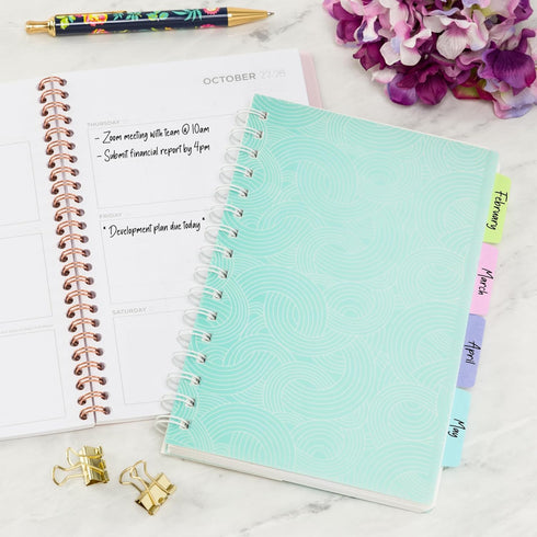 Avery Margin Ultra Tabs, 2.5" x 1", 2-Side Writable, Assorted Pastel Colors, 24 Repositionable Tabs (74769)