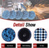 25-Pack 2" Quick Change Clean and Strip Discs Extra Coarse Blue Non-Woven Abrasive Pads Fits Angle Grinders for Paint
