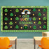 St. Patrick Shamrock Bulletin Board, 121P Classroom Decor with Clover Gold Rainbow Stockpot Cutouts for Home