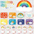 Tatuo 69 Pcs Calm Down Cloud Mini Bulletin Board Set, Rainbow Cloud Cutouts for Classroom
