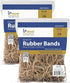 Upgrade Office Supply UPG23419PK2 Rubber Bands, Size #19, 1 lb. Bags, Natural Crepe Color, Made in USA