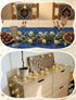 8.5Ft 10 Moroccan String Lights Plug in, LED Silver Metal Globe Fairy Lights, Warm White Hollow Lantern Decorative