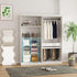 6 Closet 36.6L 12.4W 36.6H, UWCS3006B C&AHOME Wire Cube Storage, - Cube Organizer Metal C Grids, Modular Shelves Units