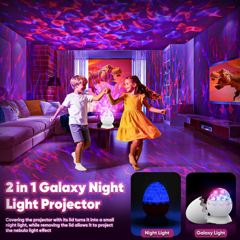 Proran Galaxy Projector for Bedroom, Nebula Galaxy Night Light Projector with Timer and Remote,Gift for Kids Adults