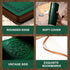 CAGIE Leather Vintage Journal for Men Soft Cover Lined Pages Notebook 180 Lay Flat for Writing Travel Diary, 5.7'' x 8.3'', Dark Green by CAGIE