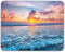 Office Sunset Ocean Mouse Pad, Non-Slip Natural Rubber Rectangular Gaming Mouse Pad