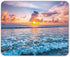 Office Sunset Ocean Mouse Pad, Non-Slip Natural Rubber Rectangular Gaming Mouse Pad
