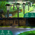 8 Pack, Solar Lights Outdoor Cool White Solar Pathway Lights, Auto On/Off,Waterproof Solar Powered LED Landscape