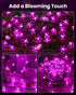 60 Brightown LED Solar String Lights Flower Outdoor Waterproof Fairy Lights for Garden Yard Fence Patio Christmas Tree