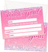 HMJKL Pink Glitter Thank You Cards Fill In The Blank, Rose Gold Thank