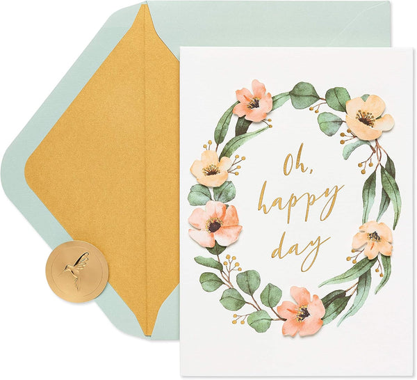 Papyrus Wedding Card, Wonderful Wish Design