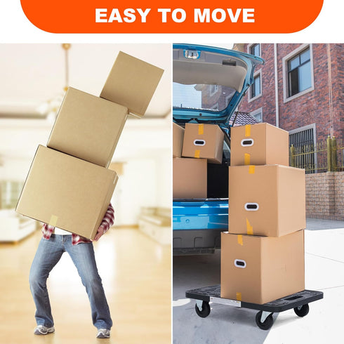 80854 200 lb. MaxWorks Furniture Movers Dolly With Wheels - Capacity