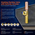 540UI Washing Machine Replacement Valve, 1/2’’ SWT/MIP Inlet x 3/4’’ MHT Outlet, Brass for Hot Water Supply