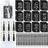 Spakon 192 Pcs/48 Set Christian Gifts Bulk, Bible Verse Bamboo Pens, Prayer Notebooks, Inspirational Religious Gifts